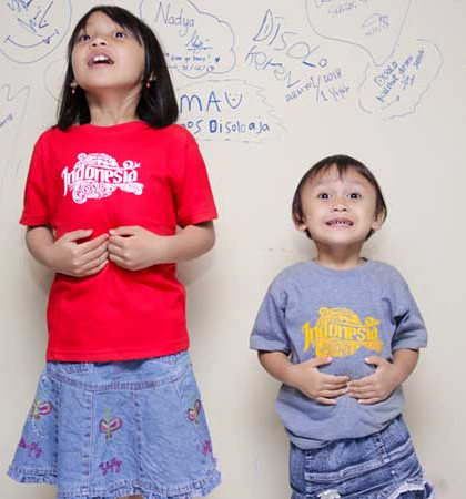 Kaos DIS-45-Indonesia Anak Merah